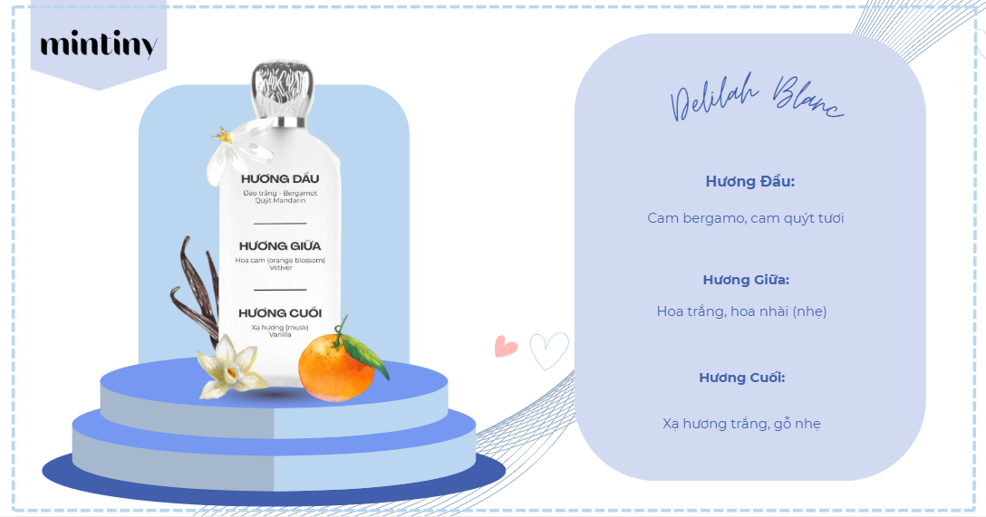 Delilah Blanc Trắng là lựa chọn lý tưởng cho Cung hoàng đạo Bạch Dương