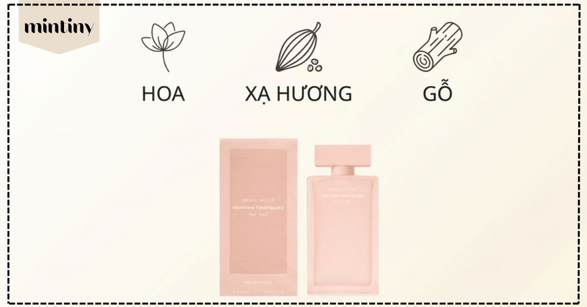 Cấu trúc mùi hương của Narciso Rodriguez Musc Nude For Her