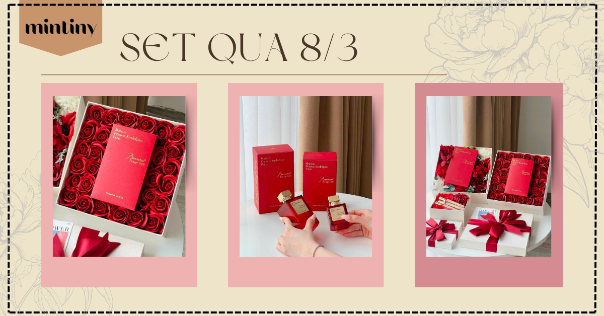 Cung Hoàng Đạo Cho Cung Bọ Cạp Set Quà 8/3 Baccarat Rouge 540