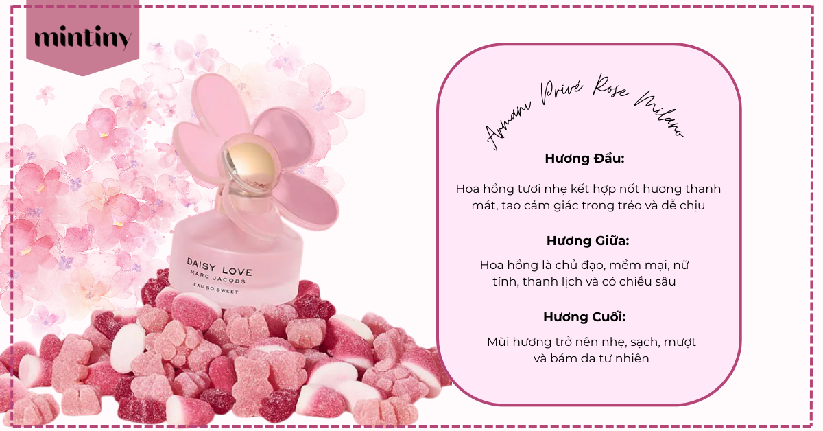 Tầng hương Daisy Love Eau So Sweet
