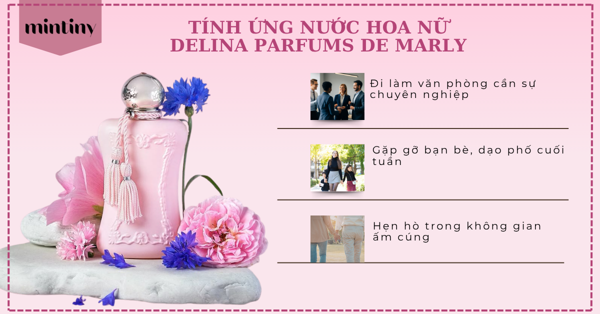 Tính Ứng Dụng Nước Hoa Nữ Delina Parfums De Marly