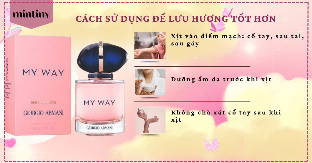 Cách Để Lưu Hương Lâu Giorgio Armani My Way