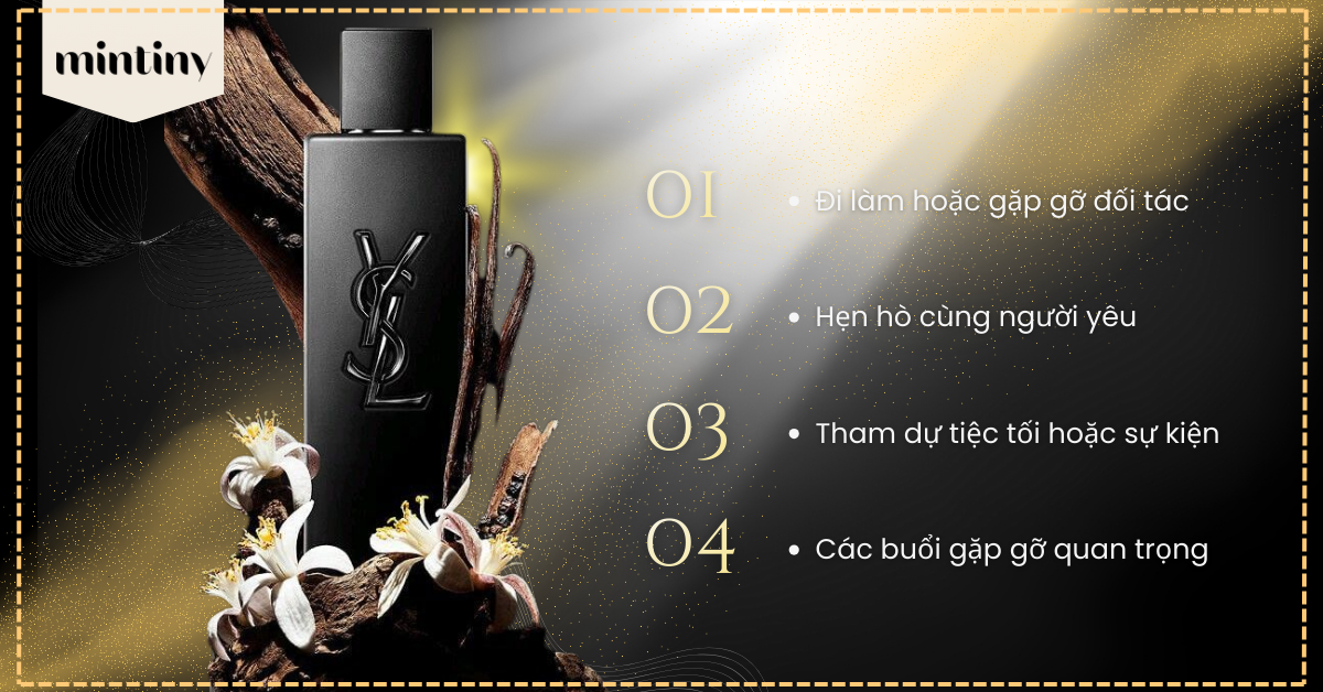 Khi nào nên sử dụng Yves Saint Laurent MYSLF EDP