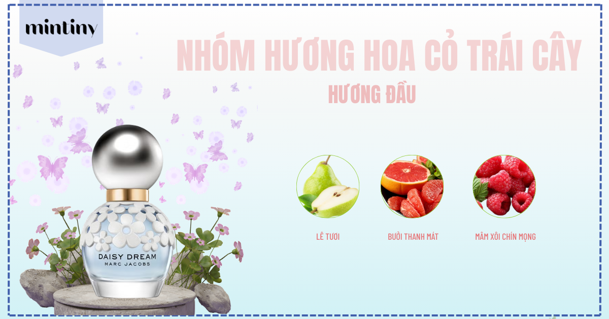 Nhóm Hương Chủ Đạo Cung Cự Giải Marc Jacobs Daisy Dream 30ML