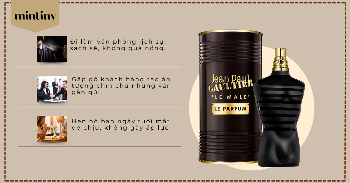 Công dụng của Le Male Le Parfum Eau de Parfum Intense