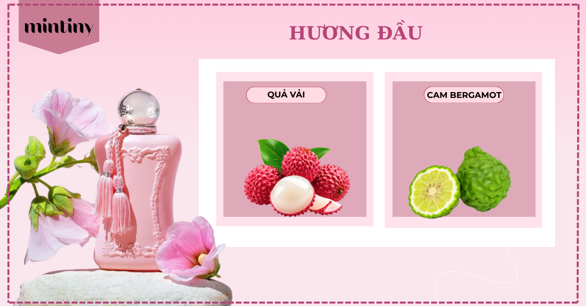 Tầng Đầu Nước Hoa Nữ Delina Parfums De Marly