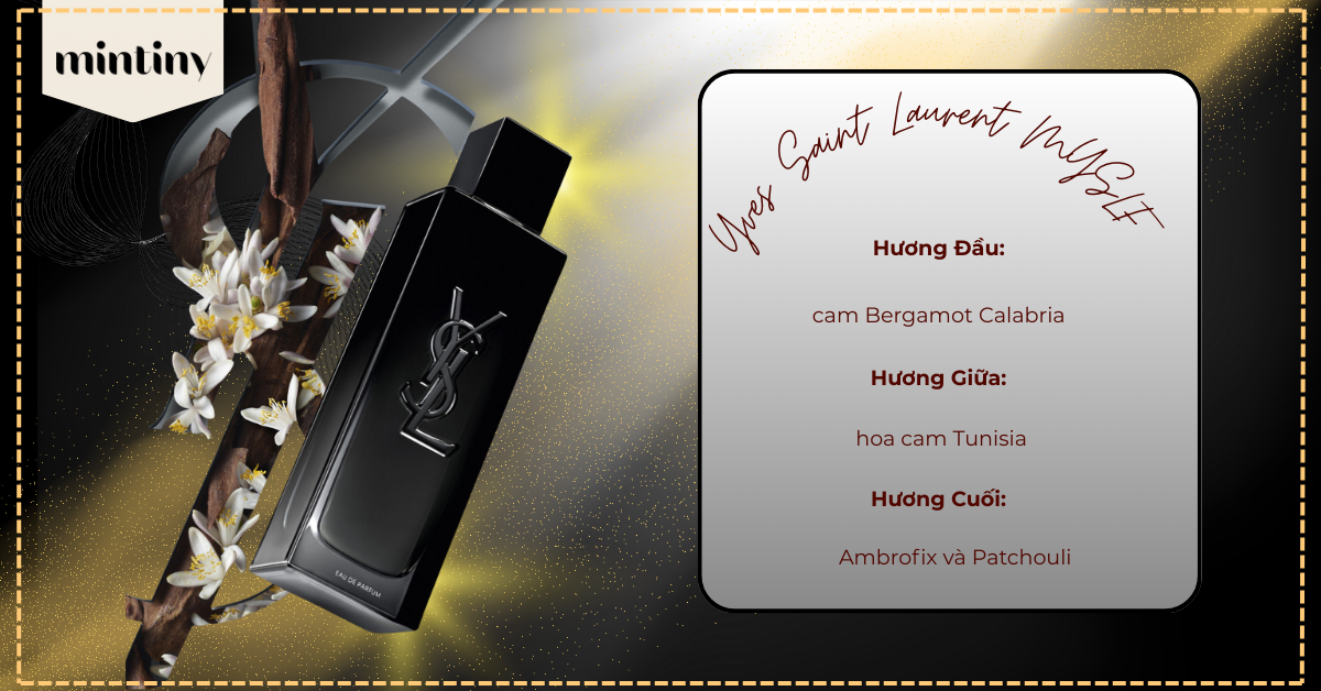 Tầng hương của Yves Saint Laurent MYSLF EDP
