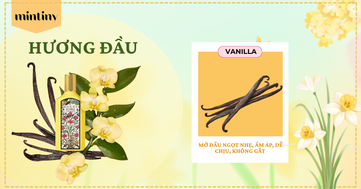 Tầng hương đầu nước hoa Gucci Flora Gorgeous Orchid