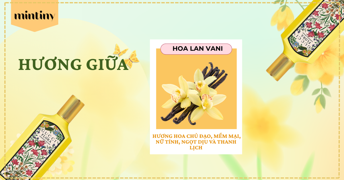 Tầng hương giữa nước hoa Gucci Flora Gorgeous Orchid