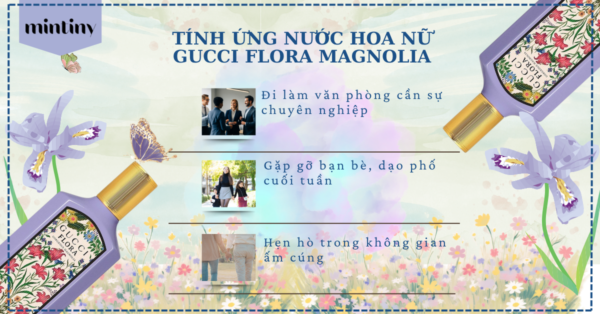 Tính Ứng Dụng Nước Hoa Nữ Gucci Flora Magnolia
