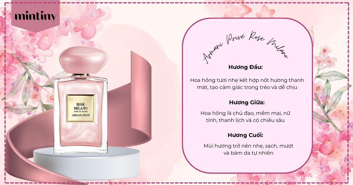 Tầng hương Armani Privé Rose Milano