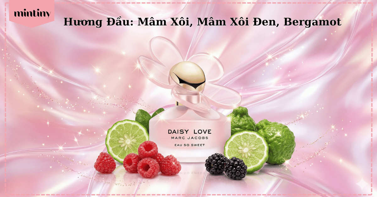Nước hoa nữ mùi nhẹ nhàng Daisy Love Marc Jacobs So Sweet