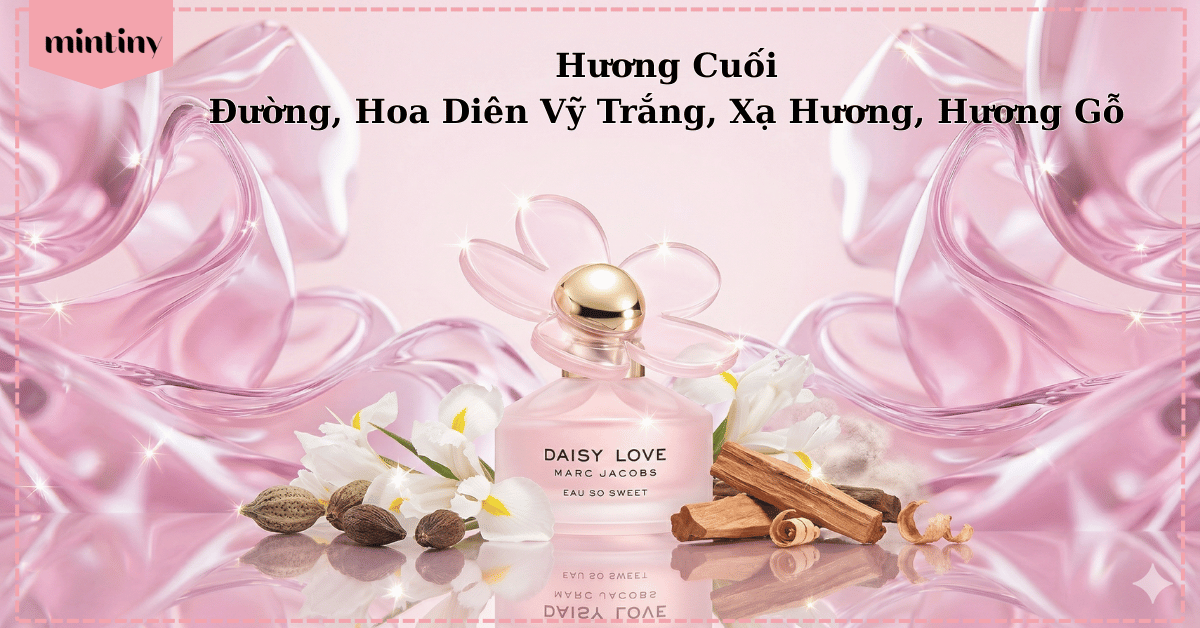 Nước hoa nữ mùi nhẹ nhàng Daisy Love Marc Jacobs So Sweet